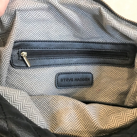 Steve Madden Bparker Quilted Satchel Purse - Picture 5 of 7